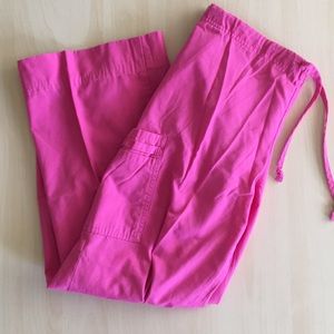 Pink Scrub Pants Medium
